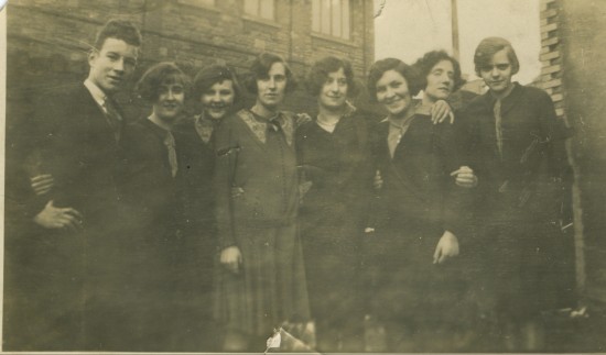 Staff of Sallis' shop, 1920s