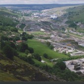 Ebbw Valley,Garden Festival of Wales construction