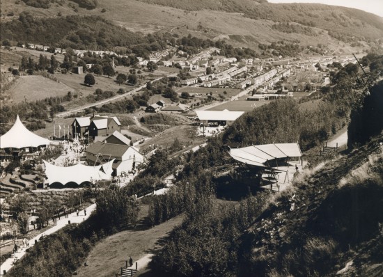 View South to Cwm from Garden Festival Bluffs