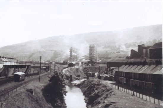 View South from Tubular Bridge over the River Ebbw Fawr