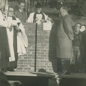 Dedication of Foundation Stone of St.Matthew's Church,Tyllwyn.