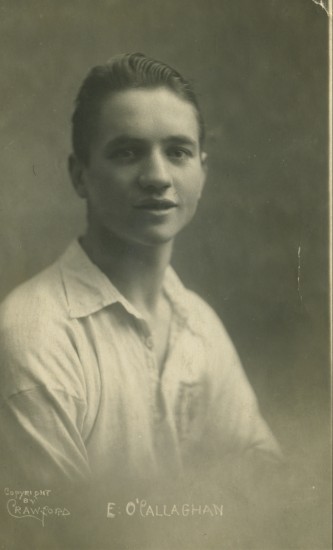 Eugene O'Callaghan of Victoria,Wales Football International 1929 to 1935,11 caps 2 goals.Played League Football for Tottenham Hotspur,Leicester and Fulham.