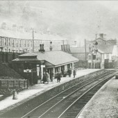 Cwm Railway Station,view South