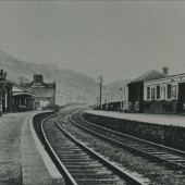 Cwm Railway Station,view South