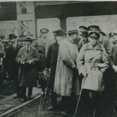 Edward,Prince of Wales visiting No 5 Pit by Garden City in 1918,this pit was then named after him.