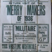 Variety Show at The Institute Hall,Cwm