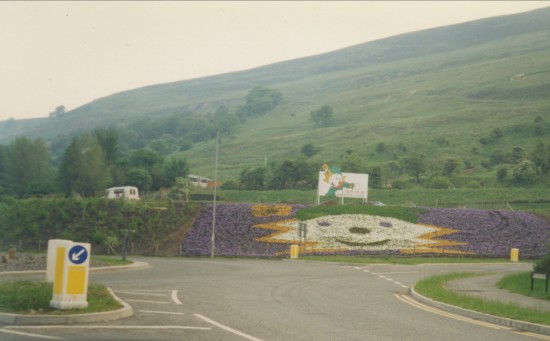 Gryff,Garden Festival Wales Mascot,Floral Display