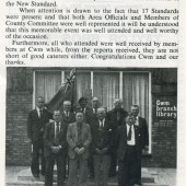 Royal British Legion,Cwm Branch.