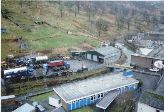 View north from Cwm Institute