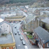 View East up Mill Terrace