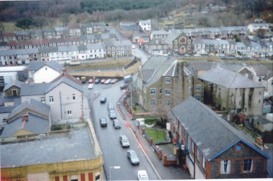 View East up Mill Terrace