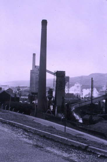 Ebbw Vale Coke Ovens opposite Garden City
