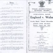 Quoits International Wales v England 1920