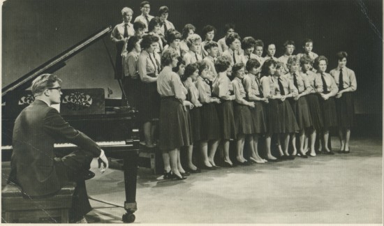 Cwm School Choir at T.W.W.Studios