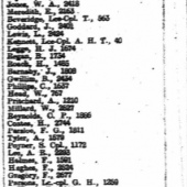 3rd Mons casualties list - South Wales Gazette, 14 May 1915 (Part 2 of 3)