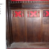 Carved Oak Rood Screen At St Michael's Church, Abertillery Panels 1, 2 & 3
