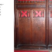 Carved Oak Rood Screen At St Michael's Church, Abertillery Panels 6, 7 & 8