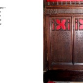 Carved Oak Rood Screen At St Michael's Church, Abertillery Panels 10 & 11