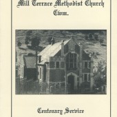 Cwm Wesleyan Methodist Church Centenary booklet cover, 1995