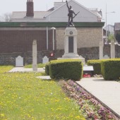 Nebo Baptist Memorial plaques - far left against wall (now missing) but present on 29/04/2014.