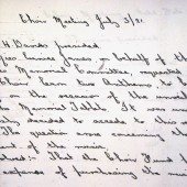 Nebo Baptist, Ebbw Vale - choir minutes 3 July 1921