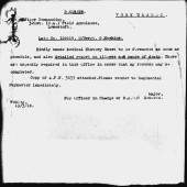 Request for information relating to Gwillym's health and cause of death