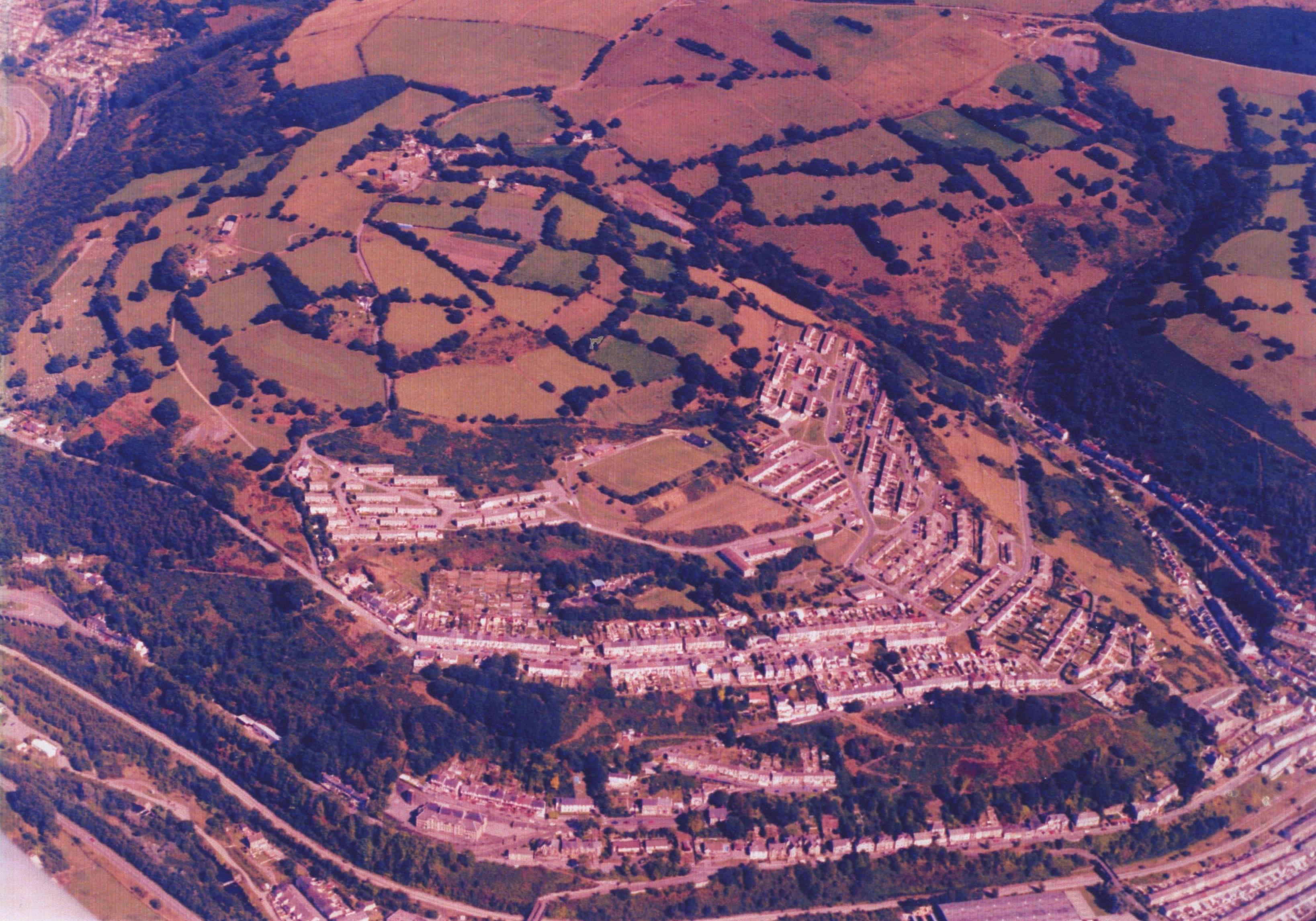Aerial view of Llanhilleth 2 Aerial view Llanhilleth