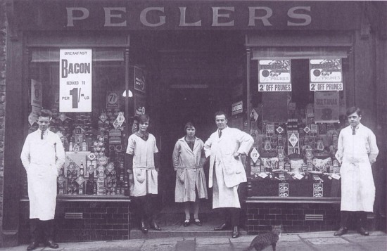 Pegler's, Commercial Road, Llanhilleth. Circa 1900.