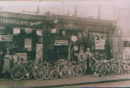 Aneurin Morgan's shop