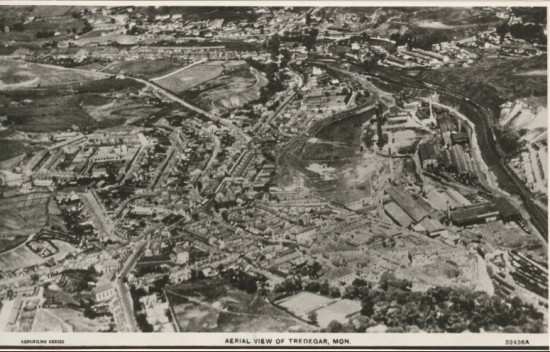 Aerial View of Tredegar, 1930s Aerial View of Tredegar, 1930s
