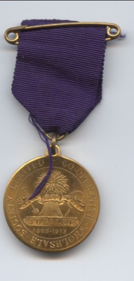 Cooperative Wholesale Society Jubilee Medal 1863 to 1913 Cooperative Wholesale Society Jubilee Medal 1863 to 1913