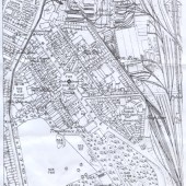 Map of Tredegar about 1880