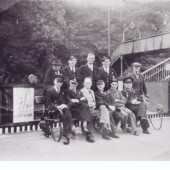 Staff At Tredegar Railway Station