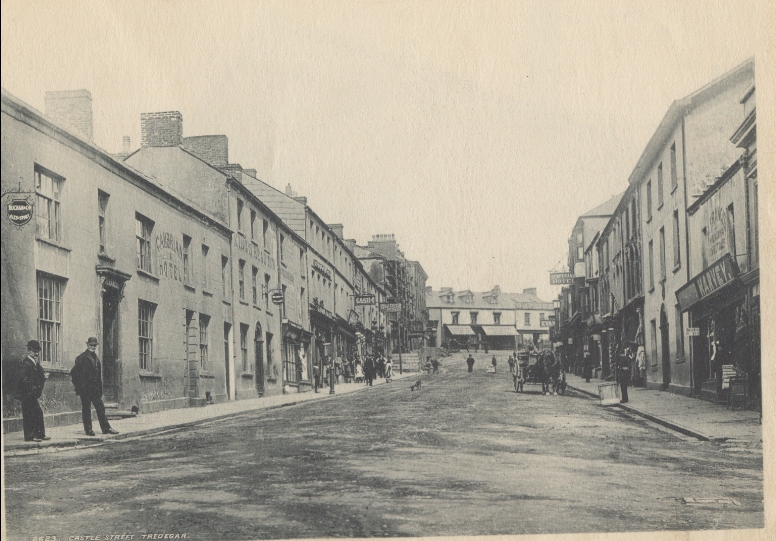 Picturesque Views of Tredegar Shops, Photo, Social History Tredegar
