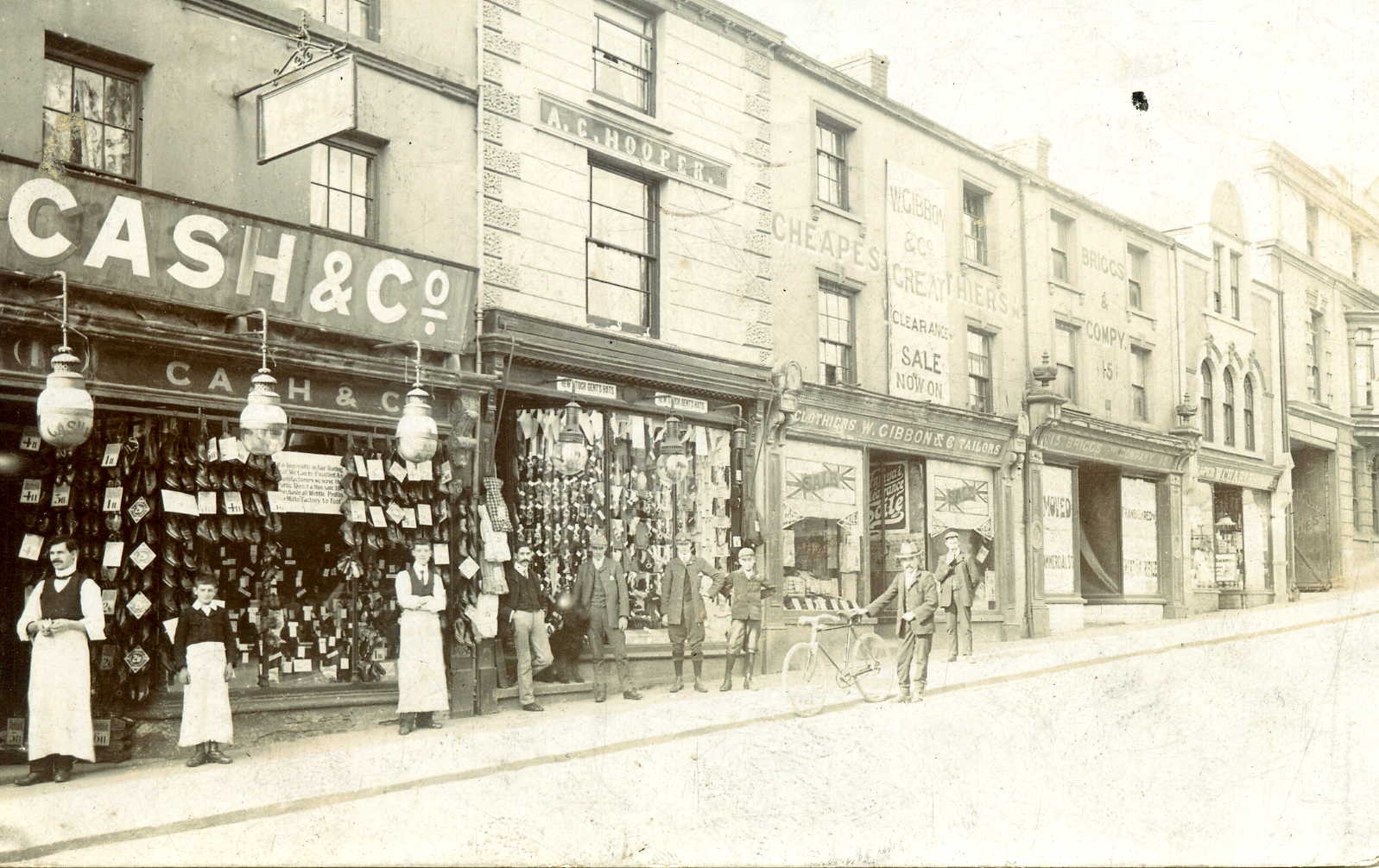 Castle Street Tredegar Shops, Photo, Bicycle, Group, Commercial