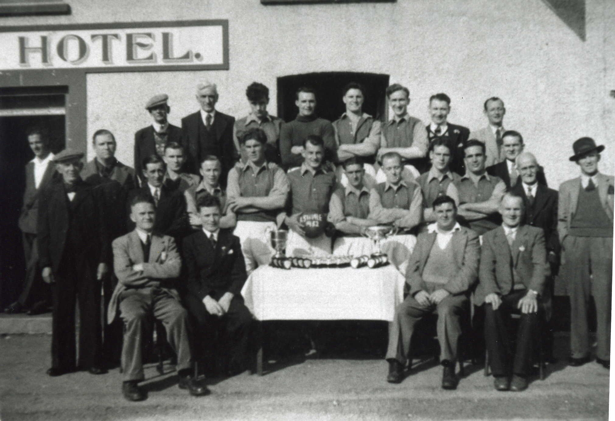 Foot ball Team Ashvale Ball, Male, Formal Portrait, Photo, Public