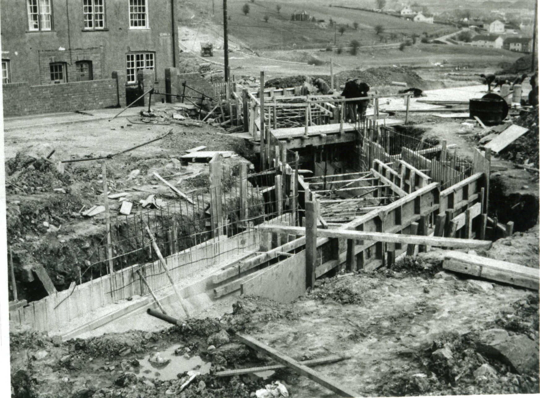 Underpass at Pantydwl Nantybach Tredegar Construction, The 1960s