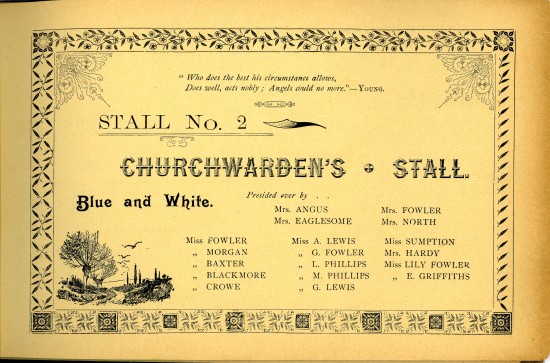 Tredegar Church Bazaar Page Tredegar Church Bazaar Page