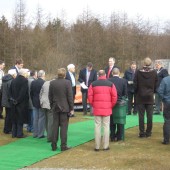 Opening ceremony Golf Course Bryn Bach Park Tredegar