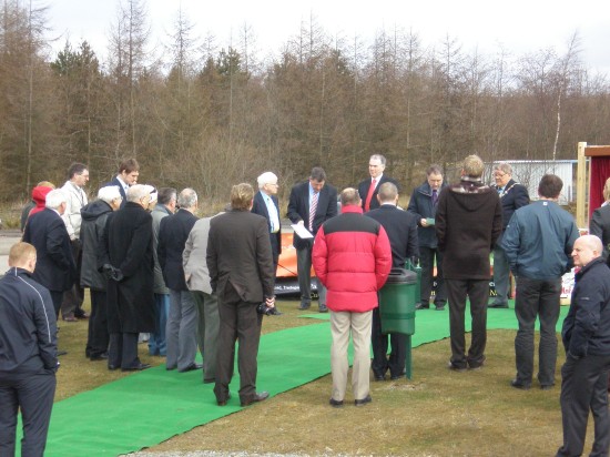 Opening ceremony Golf Course Bryn Bach Park Tredegar Opening ceremony Golf Course Bryn Bach Park Tredegar