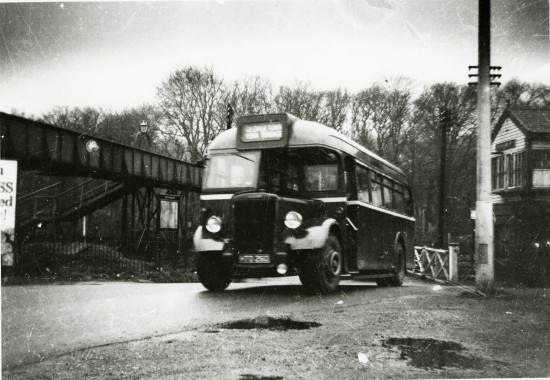 Bus Railway Crossing Tredegar Bus Railway Crossing Tredegar
