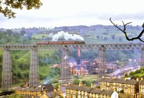Crumlin Viaduct - 07.07.2024 Steam train crossing Crumlin Viaduct