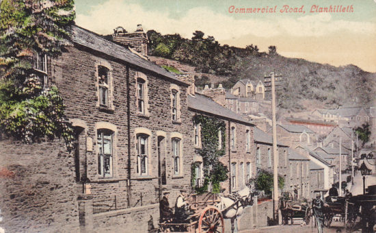 Commercial-Road-c1906 Commercial Road, Llanhilleth